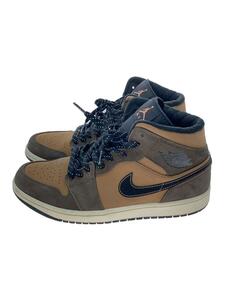 NIKE◆AIR JORDAN 1 MID SE_エアジョーダン 1 ミッド SE/27.5cm/BRW