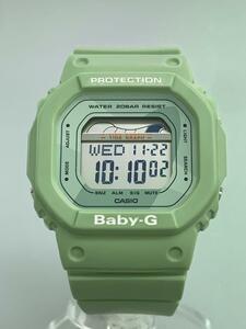 CASIO◆クォーツ腕時計・Baby-G/デジタル/GRN