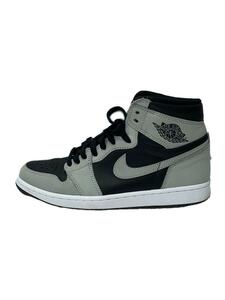 NIKE◆AIR JORDAN 1 RETRO HIGH OG_エアジョーダン 1 レトロ ハイ OG/27cm/GRY/レサ