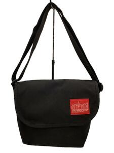 Manhattan Portage◆ショルダーバッグ/ナイロン/BLK/無地//