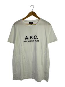 A.P.C.◆Tシャツ/L/コットン/WHT/24243-1-90131