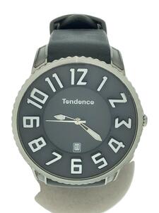 Tendence◆クォーツ腕時計/アナログ/ラバー/GRY/GRY/SS/TS151001
