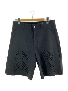 av vattev/LASER CUT A-LINE SHORTS/ショートパンツ/L/-/BLK/無地