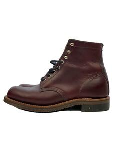 CHIPPEWA◆6-inch Service＆Utility Boots /ブーツ/27cm/BRW/レザー/4353BLK