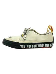 Dr.Martens◆ローカットスニーカー/UK7/WHT/キャンバス/×SEX PISTOLS