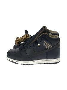 NIKE◆ハイカットスニーカー/25.5cm/BLK/レザー/FJ0445-001//