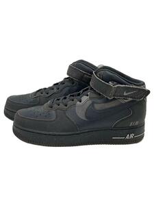 NIKE◆ナイキ/AIR FORCE 1 MID_エアフォース 1 ミッド/US9/BLK