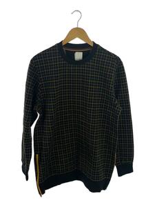 Paul Smith◆タッターソールプルオーバーカットソー/カットソー/XL/コットン/ブラック/YLW/PF-RN-71712