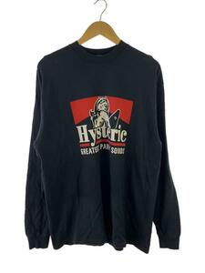 HYSTERIC GLAMOUR◆長袖Tシャツ/M/コットン/BLK/02233CL16