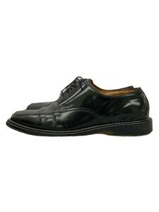 Ermenegildo Zegna◆Uチップスクエアトゥ/ドレスシューズ/UK8.5/BLK/レザー