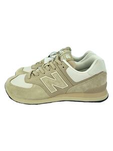 NEW BALANCE◆ローカットスニーカー/28cm/BEG/スウェード/ML574WJT