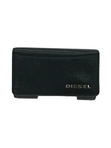 DIESEL◆キーケース/レザー/BLK/無地/メンズ//