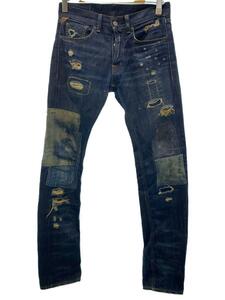 Denim & Supply Ralph Lauren◆パッチワーク/スタッズ/USED加工/ボトム/29/コットン/IDG