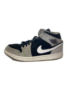 NIKE◆AIR JORDAN 1 MID SE_エア ジョーダン 1 ミッド SE/27.5cm/GRY