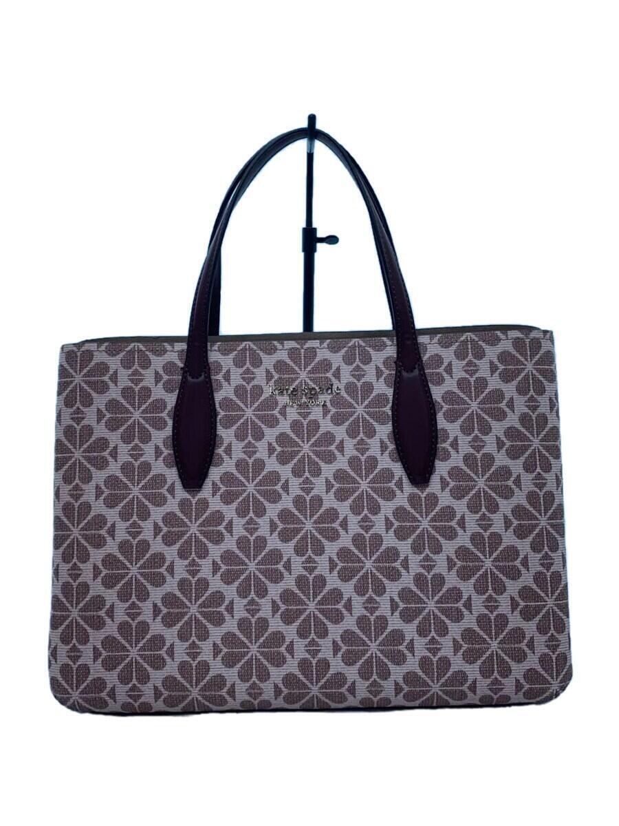 kate spade new york◆トートバッグ/PVC/PNK/総柄/PXR00360/2WAY/ミニポーチ付き