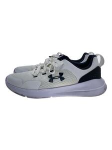 UNDER ARMOUR◆ローカットスニーカー/US9/WHT/PVC