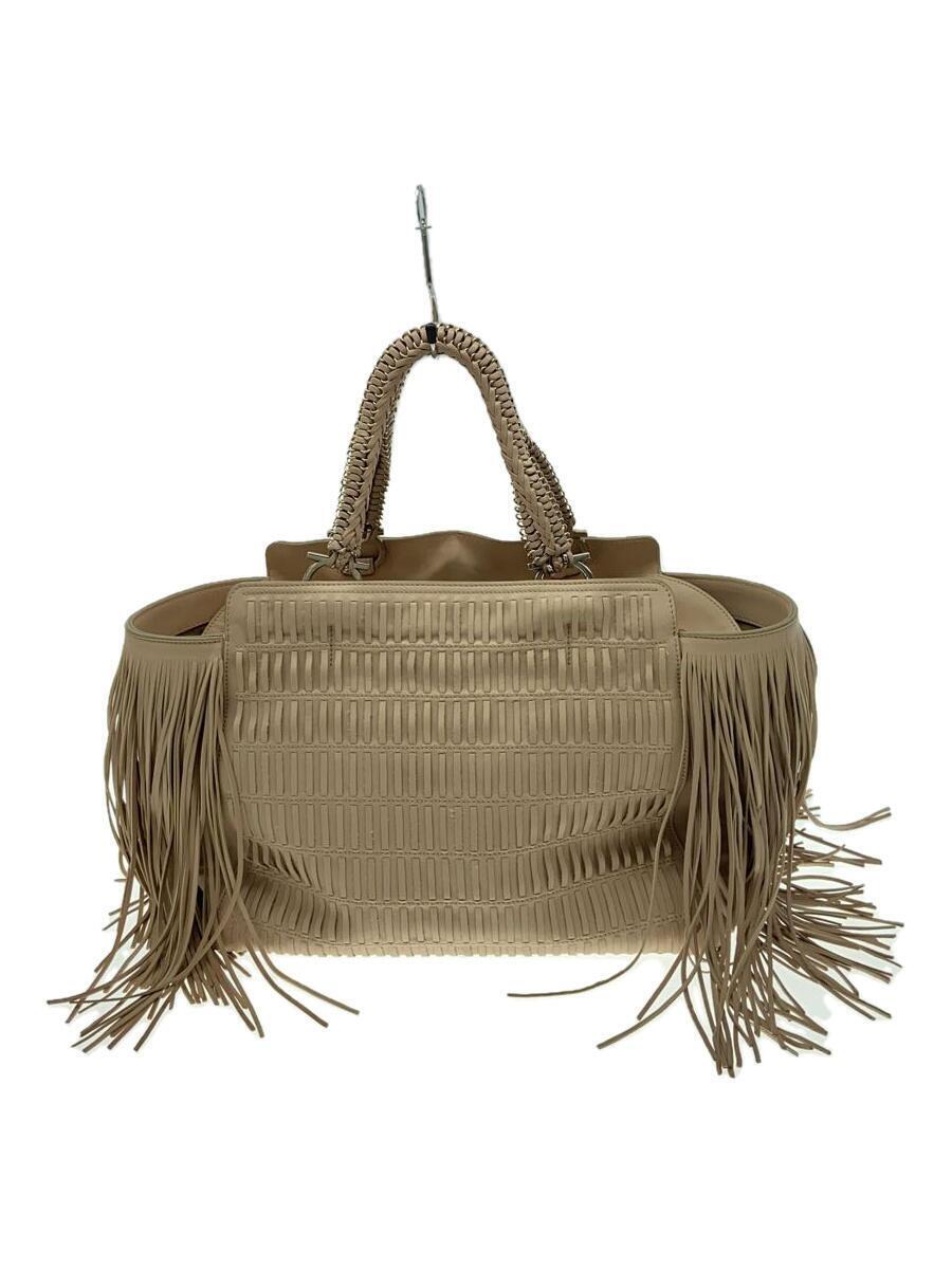 Salvatore Ferragamo◆トートバッグ/レザー/BEG