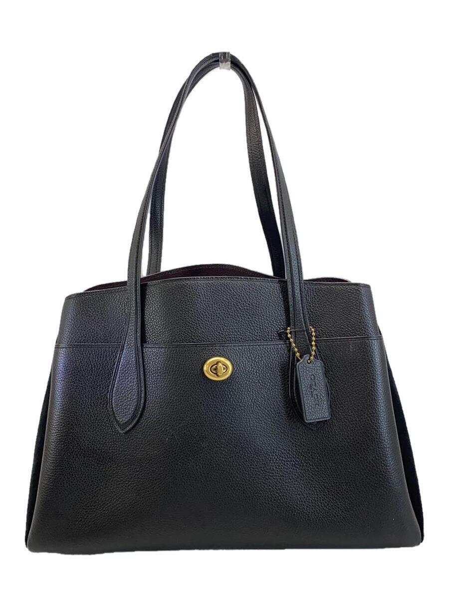 COACH◆トートバッグ/-/BLK/l1981-89486