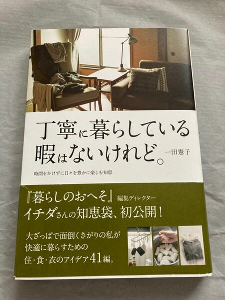 丁寧に暮らしている暇はないけれど。　時間をかけずに日々を豊かに楽しむ知恵 一田憲子／著