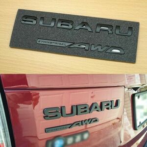  Subaru WRX STI Impreza матовый черный SUBARU AWD эмблема комплект 