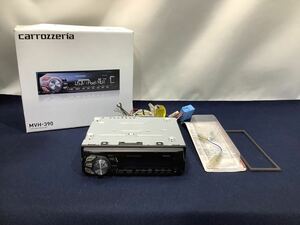 Carrozzeria カロッツェリア メインユニット 1DIN USB デッキ レシーバー AUX MVH-390 カーオーディオ ジャンク品 YA060613