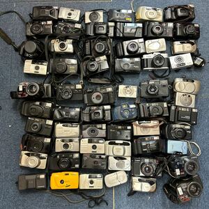 【A16】計60個　コンパクトカメラフィルムカメラ まとめ売り　Canon PENTAX MINOLTA OLYMPUS RICOH KONICA FUJIFILM ジャンク品　