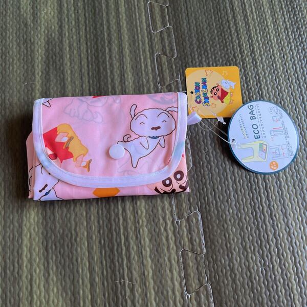 7-6新品 クレヨンしんちゃん シロ トートバッグ エコバッグ マチ広タイプ コンビニ弁当が水平に入る