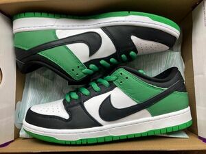 Nike SB Dunk Low Pro Black and Classic Green BQ6817-302 ダンク ナイキ 28cm