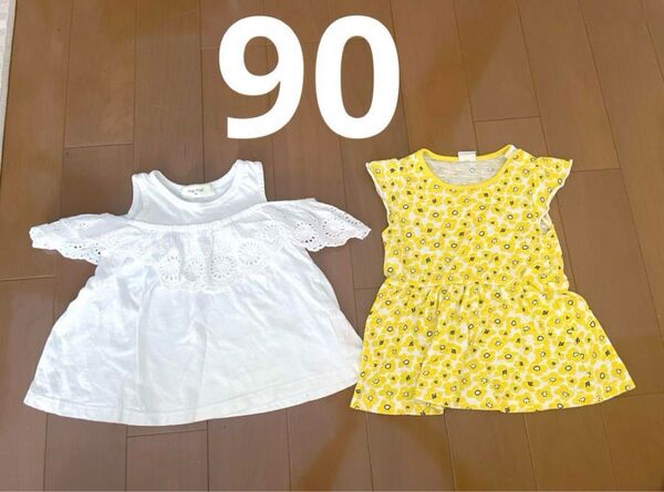 100cm 女の子 トップス タンクトップ 夏服