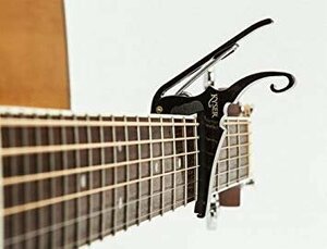 【vaps_4】Kyser(カイザー) QUICK-CHANGE KG6B Black アコースティックギター用カポタスト 送込