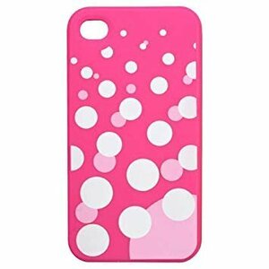 TMY iPhone4/4S用カバー カラーコレクション ソーダドット ピンク CV-01PK _