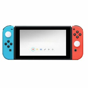【vaps_2】Nintendo Switch Joy-Conスティック用カバー 2個セット ホワイト キャップ 任天堂 Switch スイッチ 送込