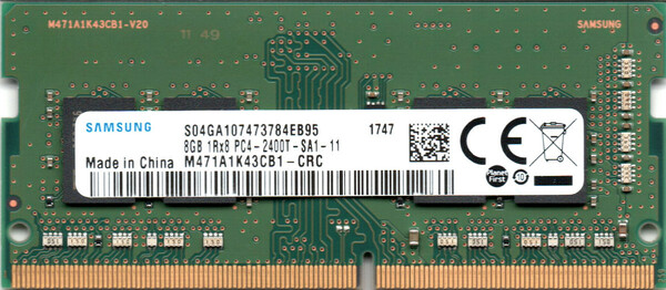 SAMSUNG PC4-2400T-SA1-11 ノートパソコン メモリ 8GB 【送料無料】#M01