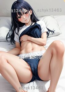 コスプレ ブルマ ポスター A4 下乳 体操着 可愛い 生徒 ロリ 美女 美少女 イラスト 同人 超高画質 アニメ セクシーグラビア buru064