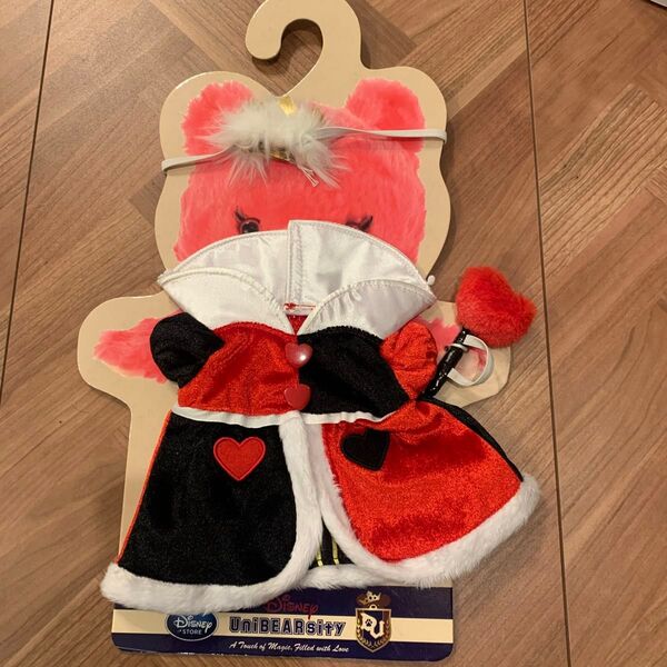 ぬいぐるみ なりきりハートの女王 ぬいぐるみ専用コスチューム (S) 「UniBEARsity」 ディズニーストア限定