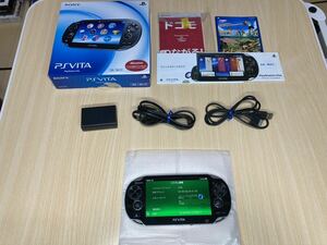 PlayStation Vita 3G/Wi-Fiモデル クリスタル・ブラック 限定版 PCH-1100 AB01