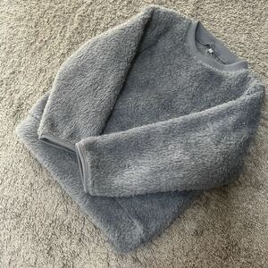 ko.. clothes! boa fur knitted sweatshirt light blue 120* new goods 33