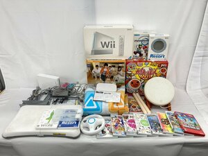 任天堂 Wii 本体・ソフト・周辺機器おまとめ 通電未確認 Wiiフィットなど【CFAC1014】※送料着払い※