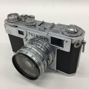 Nikon ニコン S2 レンジファインダー / レンズ NIKKOR-S 1:1.4 f=5cm レザーケース付【CEBB6007】