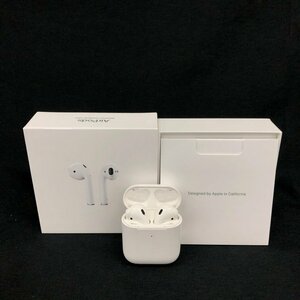 Apple AirPods 第2世代 A2032 A2031 A1938 ワイヤレスイヤホン MRXJ2J/A 箱付き ペアリング解除済み【CEAX1046】