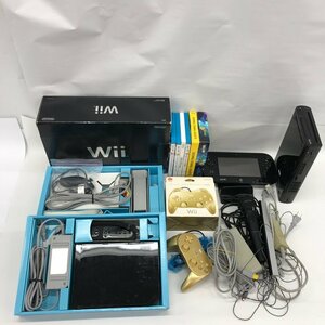 任天堂 Wii・WiiU本体・ソフト・周辺機器おまとめ 通電未確認 未初期化ジャンク【CEBA9005】