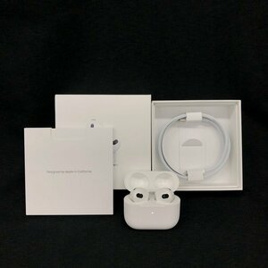 Apple Airpods 第3世代 A2565 A2564 A2566 ワイヤレスイヤホン MME73J/A 箱付き ペアリング解除済み【CEAX1043】