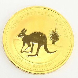 K24IG　オーストラリア　カンガルー金貨　1oz　2005　総重量31.1g【CEBC4021】