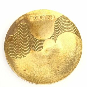 K18 EXPO70 Япония всемирная выставка память золотой медаль 750 печать полная масса 13.4g[CEBD4061]