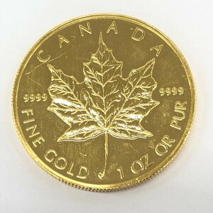 K24IG Canada Maple leaf gold coin 1oz 1993 gross weight 31.1g[CEBE6029]