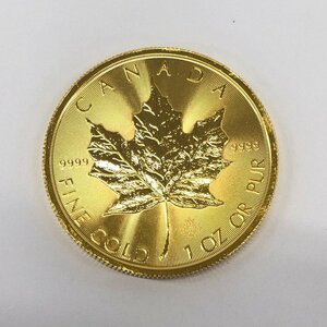 K24IG Canada Maple leaf gold coin 1oz 2017 gross weight 31.1g[CEBE6002]