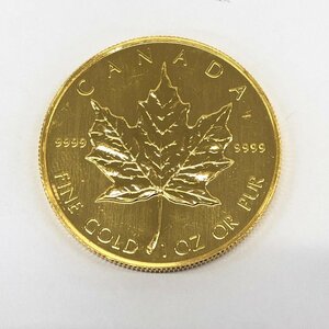 K24IG Canada Maple leaf gold coin 1oz 1988 gross weight 31.1g[CEBE1034]