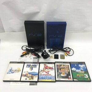 PlayStation2 本体 2点 / ゲームソフト ファイナルファンタジーⅩ みんなのゴルフ3 他 おまとめ セット【CEBB9004】