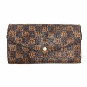 LOUIS VUITTON ルイヴィトン 長財布 ダミエ ポルトフォイユサラ N63209/CA4104【CEBD3019】