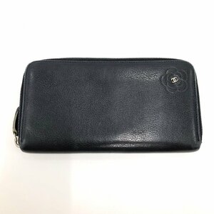 CHANEL シャネル ラウンドファスナー財布 レザー 16208680【CEBD3027】